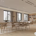 Modern Library Reading Room 3d model