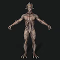 Horror Monster Alien Character PBR Material Next Generation Mature Role Playing Game Character Game Demon King 3d model