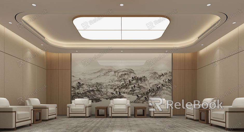 Modern Reception Room Reception Room model