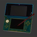 Modern game console Nintendo 3d model