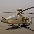 Hyundai Boeing AH Apache 3d model