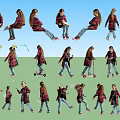 Character Multiplayer Role Children 3d model