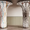 Modern Columns Special-shaped Columns 3d model