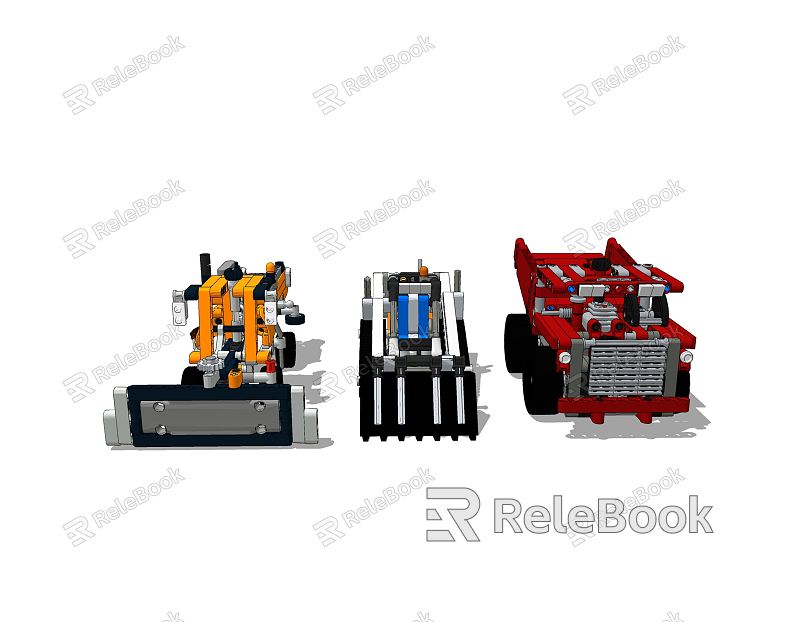 Modern toy car Lego construction car toy combination model