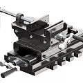 Industrial Equipment Heavy Duty Precision Adjustable Metal Workbench Clamping Tool with Mechanical Handles