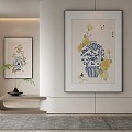 New Chinese Decorative Painting 3d model