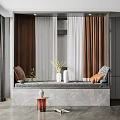 Modern Bay Window 3d model