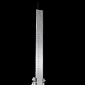Silver Metal Adjustable Hardware Bracket Tool with Holes for Durable Industrial Applications