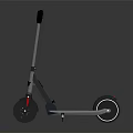 Modern Electric Scooter Sports Equipment with Sturdy Wheels and Handlebar Design