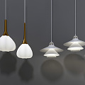 Modern chandelier chandelier combination 3d model