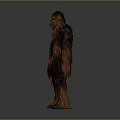 Furry Game and Movie Character With Brown Fur Crossbody Bandolier Standing Pose
