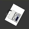 Medical Equipment Cart With Display Screen And Control Panel On Stainless Steel Shelves