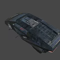 Future Cyberpunk Cars 3d model