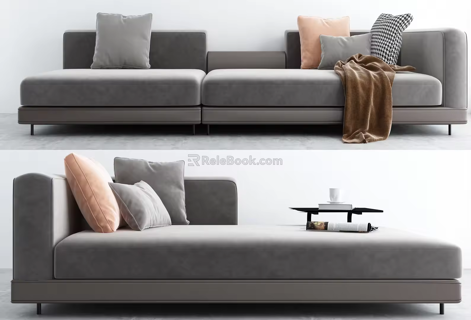 Modern Combination Sofa Multiplayer Sofa 3d model