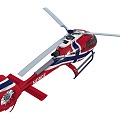 modern helicopter 3d model