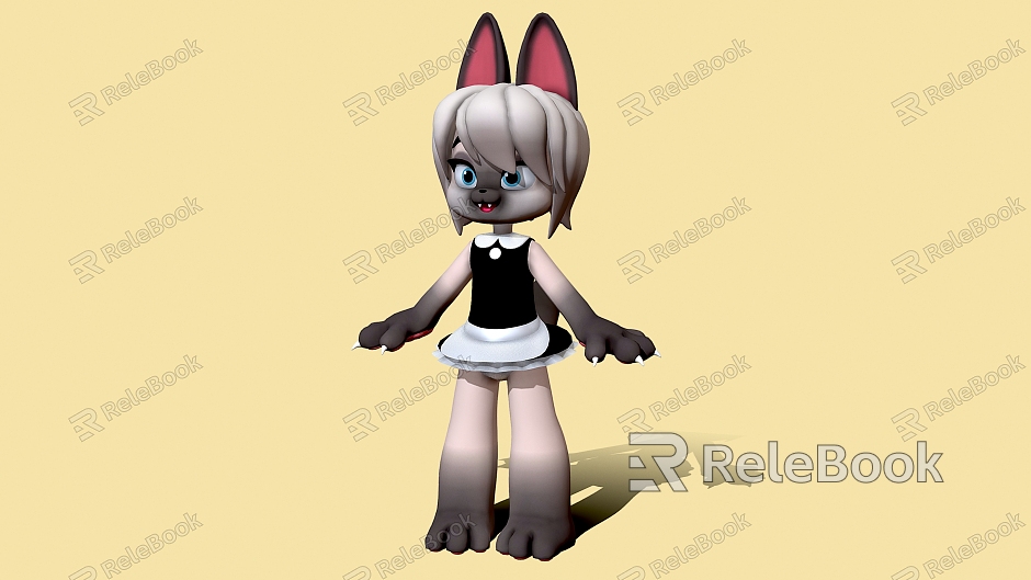 Siamese Cat Cat Cartoon Cat Game Character Anime Girl Game Character Cat Girl Game Character Cartoon Man model