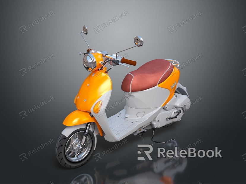 Scooter Motorcycle Two-wheeled Motocross Motorcycle Road Race Motorcycle Motor Vehicle model