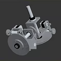 Industrial Precision Mechanical Equipment With Metal Base And Adjustable Clamping Components