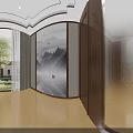 Serene SPA Sauna Interior Design Featuring Wooden Elements Relaxation Area and Natural Light