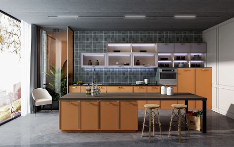 Modern Kitchen 3d model