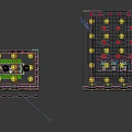 Modern Monitoring Room Interior Design With Multiple Monitors Control Desk And Wooden Floor