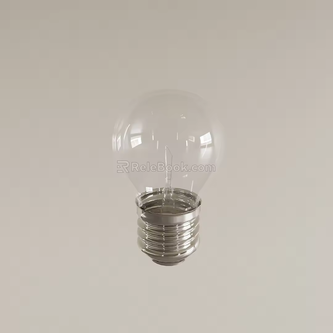 Bulb lamp 3d model