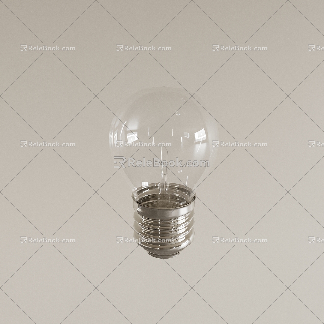 Bulb lamp 3d model