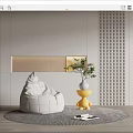 Modern Lazy Sofa Lazy Sofa Corner Set 3d model