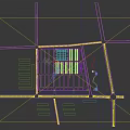Modern Commercial Street Complex With Green Wall Multiple Windows Parking Area And Vehicles