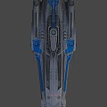 science fiction spaceship 3d model