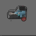 Mobile Industrial High Pressure Washer with Control Panel and Electric Motor for Industrial Cleaning