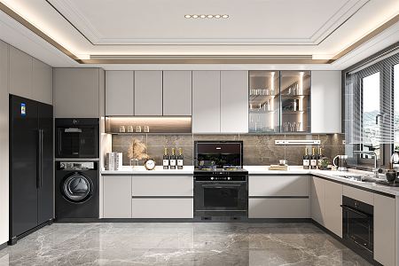 Modern Kitchen 3d model