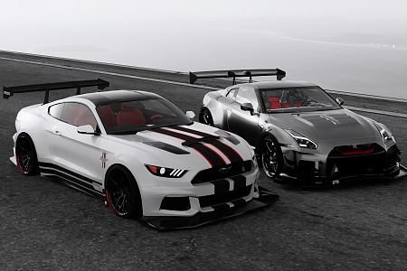 Ford Mustang Ares GTR 3d model