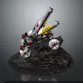 Space Exploration Rover Equipped With Scientific Instruments On Rocky Planetary Surface