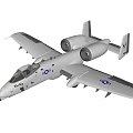 Silver Fighter Jet With Twin Engines And Military Insignia In Flight