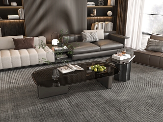 Modern coffee table 3d model