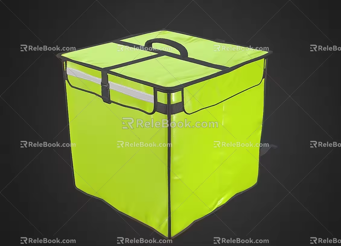 Take-out box US group take-out express box delivery 3d model