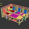 Rattan Woven Leisure Chairs Set With Coffee Table For Outdoor Patio Use