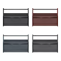 Gray Household Storage Organizer With Sturdy Design And Multiple Pockets For Organizing Small Items