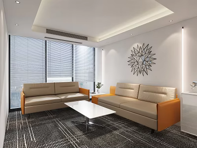 Modern Negotiation Room 3d model