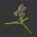 laser tower turret turntable sci-fi tower defense game tower defense sci-fi turret game turret game turret 3d model