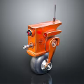 Industrial Robot Single Wheel Robot Double Wheel Robot Assistant Small Robot 3d model