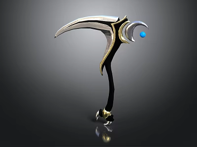 Sickle Narrow Fan Sickle Wide Fan Sickle Moon Bud Sickle Small Sickle Death Sickle Large Sickle Small Sickle 3d model