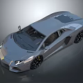 Sleek Modern Sports Car With Silver Body And Black Alloy Wheels