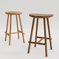 Quiet Bar Stool 3d model