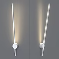 Modern White Wall Lamp With Slim Design And Soft Warm Light Illumination