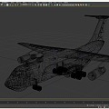 Il 76 transport aircraft Il 76 IL76 transport aircraft large transport aircraft China transport aircraft 3d model