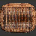 Stylish Woven Basket as Essential Household Item with Decorative Storage Features