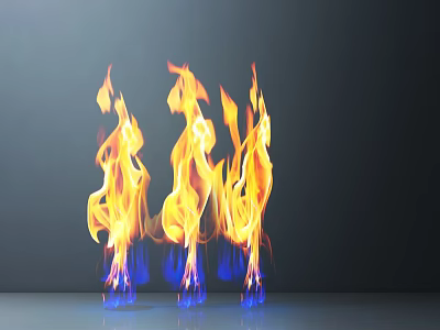 Commercial Industrial Flame Heating Equipment With High Performance For Professional Use 3d model
