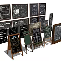 Commercial Chalkboard Menu Boards for Restaurant Wall Mounted and Standing Displays